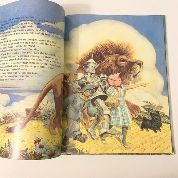 Vintage 1991 Wizard of Oz Jellybean Press Book by L Frank Baum - Picture 13 of 16